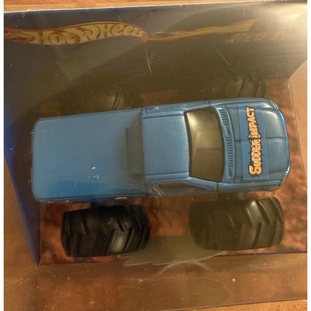 VTG Mattel Hot Wheels Rev Tredz Monster Jam SUDDEN IMPACT‎ Truck REV N GO 2001